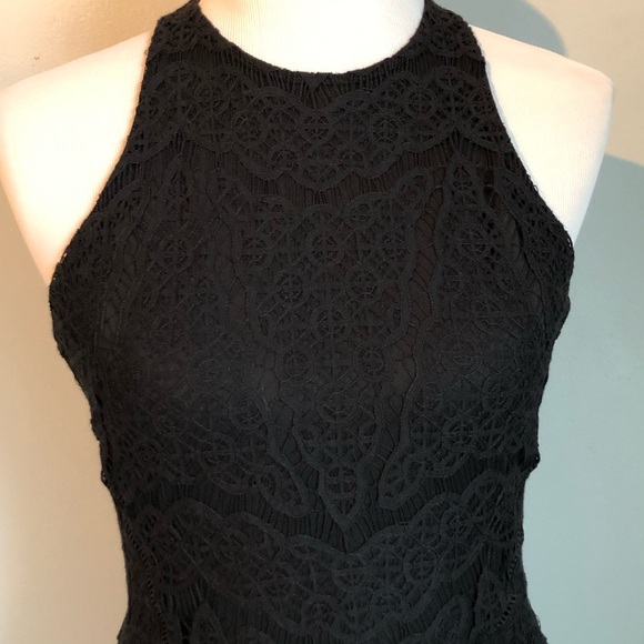 Mossimo Black Lace Skater Sleeveless Dress, size Small - Picture 4 of 8